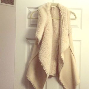 Fall fake suede vest